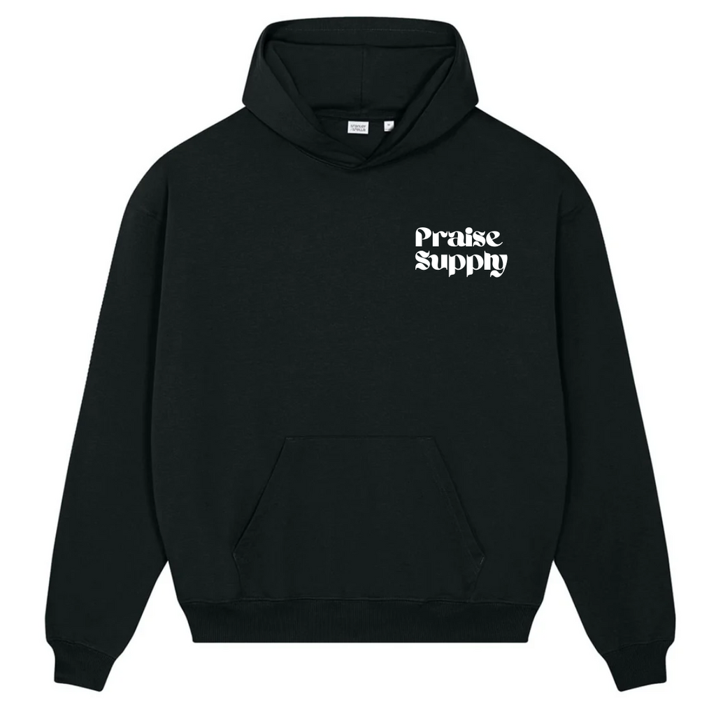 Praise Supply Hoodie Black