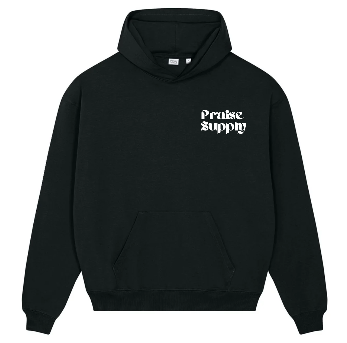 Praise Supply Hoodie Black