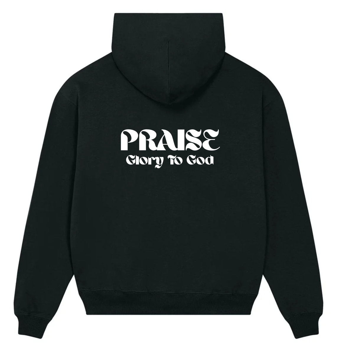 Praise Supply Hoodie Black