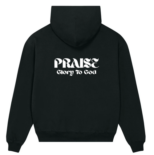 Praise Supply Hoodie Black