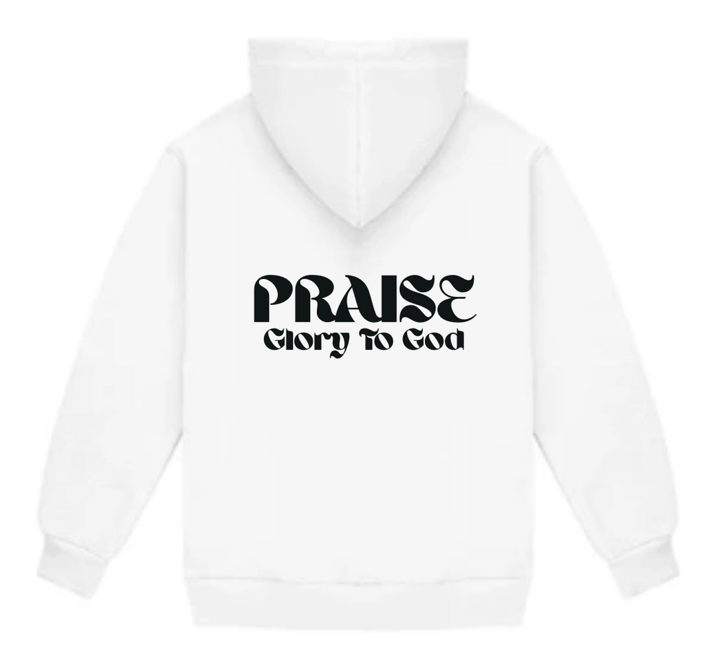 Praise Supply Hoodie White
