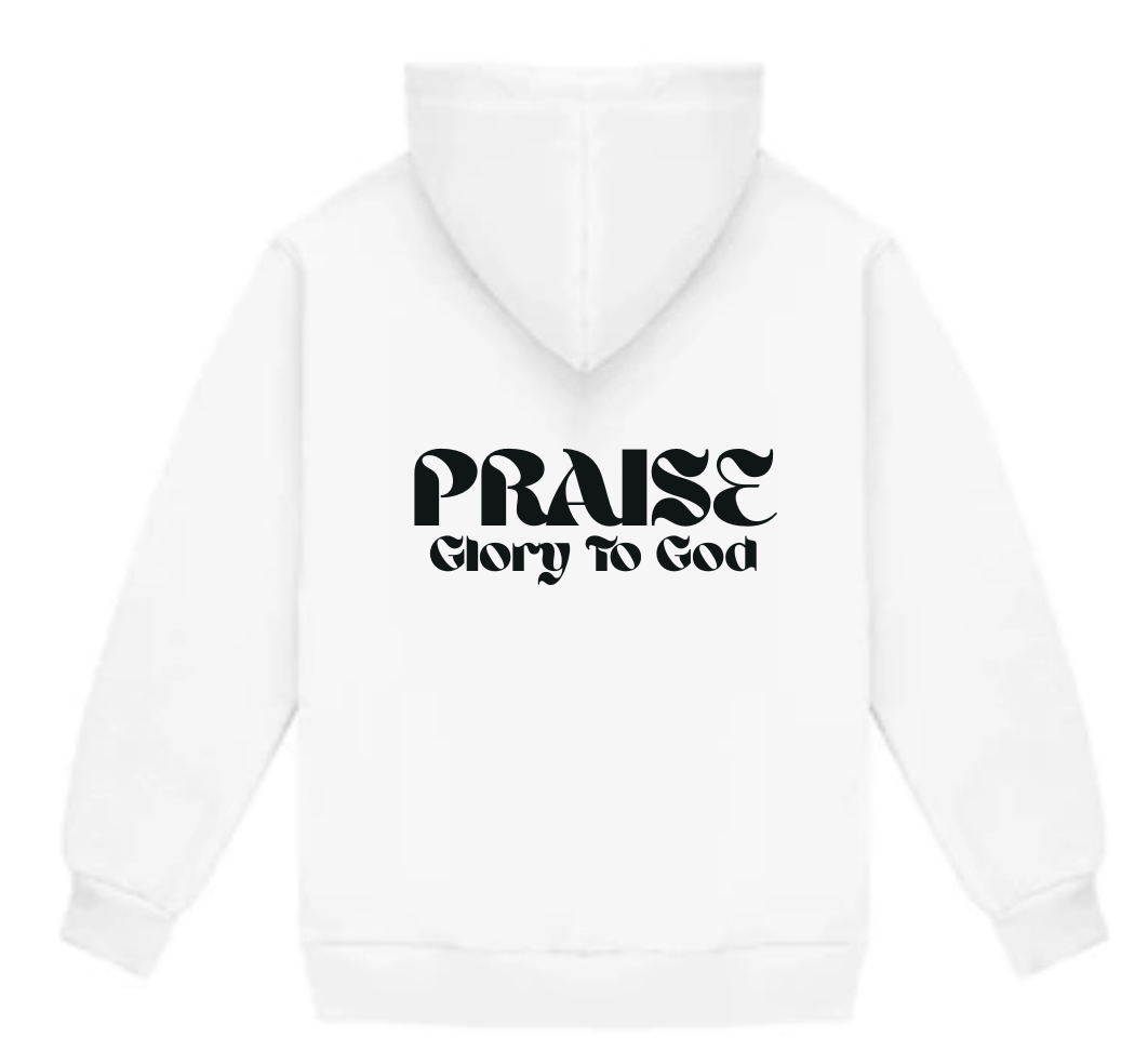 Praise Supply Hoodie White